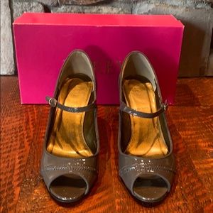 Jcrew peep toe Mary Janes